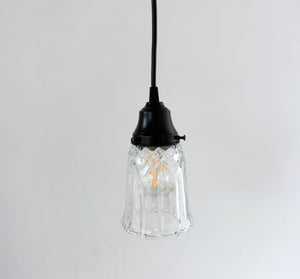 Vintage Diamond Pressed Petal Pendant