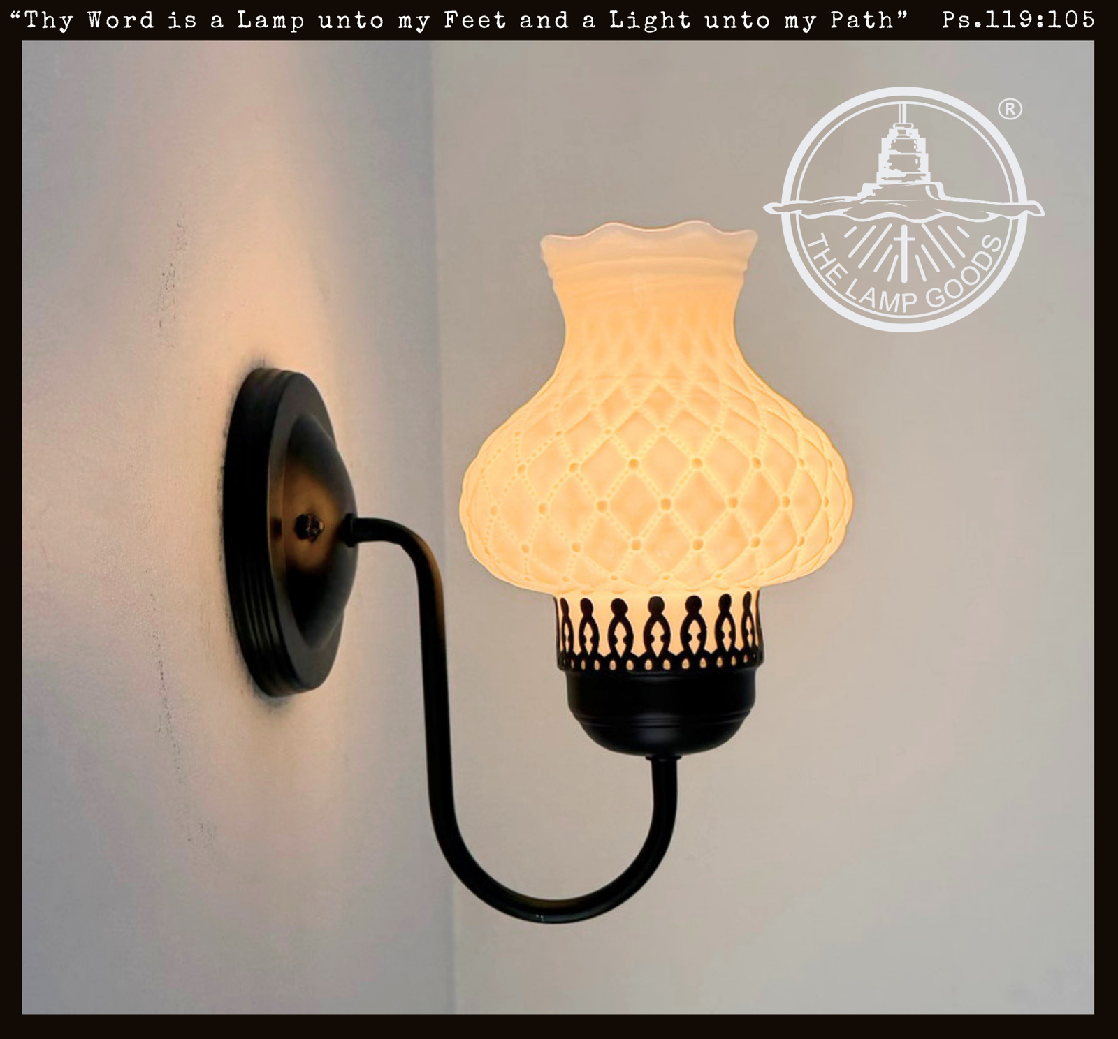 Quilted Milk Glass Wall Sconce