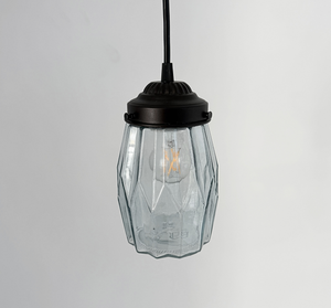 Blue Vintage Prism Pendant Light