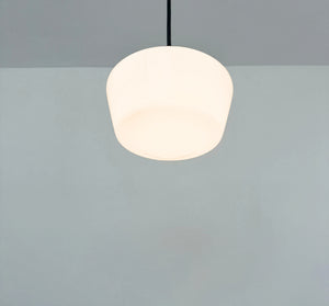 Original Schoolhouse |7"| Milk Glass PENDANT LIGHT Fixture