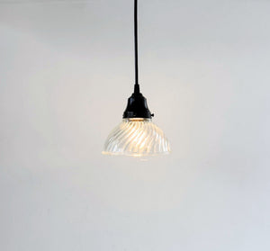 Holophane Subtle Swirl Pendant Light | 6.5" Width - The Lamp Goods