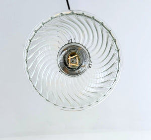 Holophane Subtle Swirl Pendant Light | 6.5" Width - The Lamp Goods