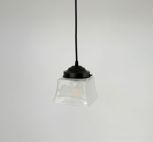Antique Heavy Square Frosted Pendant