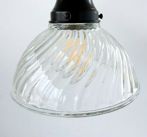 Holophane Subtle Swirl Pendant Light | 6.5" Width - The Lamp Goods
