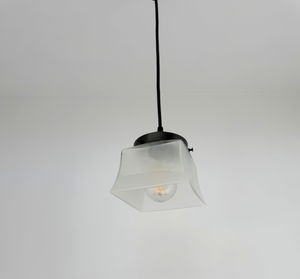 Antique Heavy Square Frosted Pendant