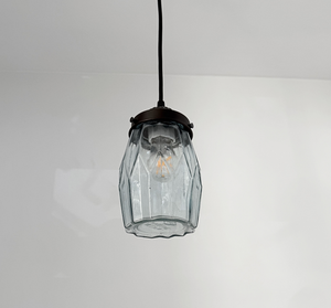 Blue Vintage Prism Pendant Light