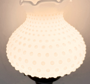 Hobnail Milk Glass Wall Sconce