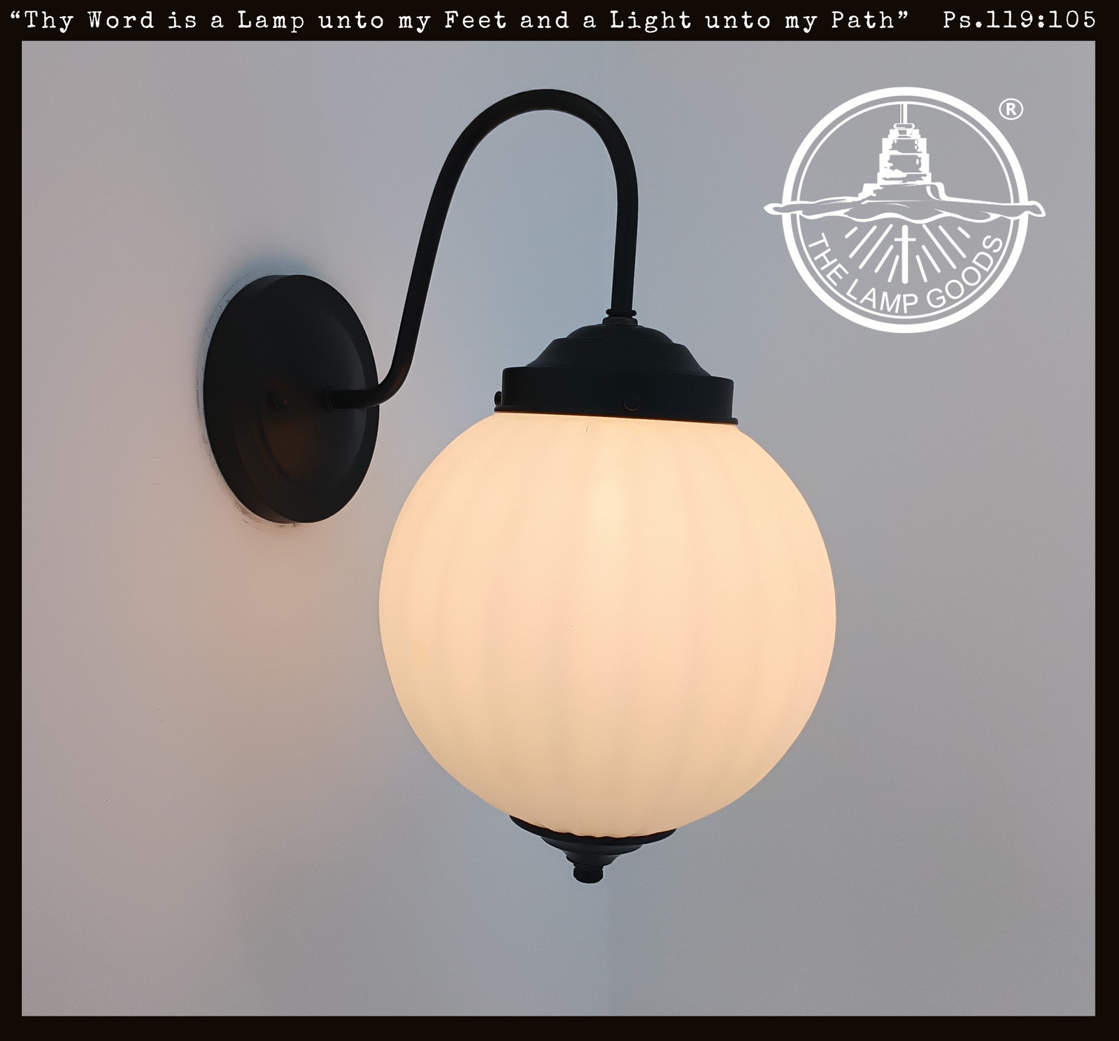 Antique Mid-century Milk Glass Ribbed Wall Sconce | The Lamp Goods