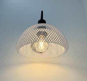 Farmhouse White Mesh Wall Sconce