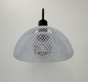 Farmhouse White Mesh Wall Sconce