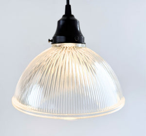 Heavy Classic Holophane Dome | 8.5" Width - The Lamp Goods