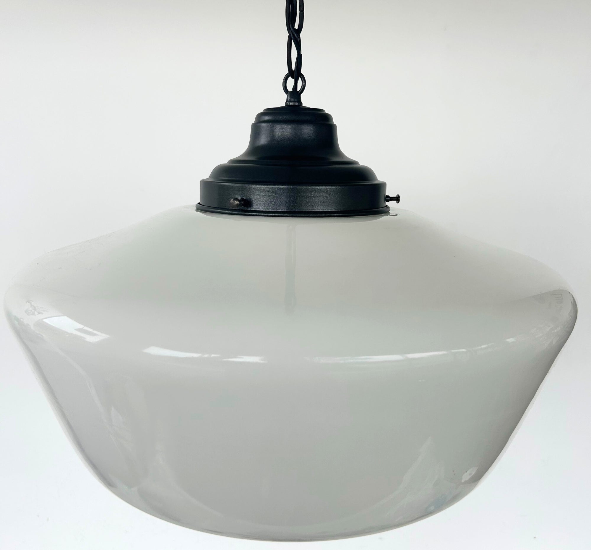 EXTRA Large Antique Schoolhouse Pendant Light
