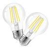 2 Pack - Dimmable LED Clear 60W Eq. A19