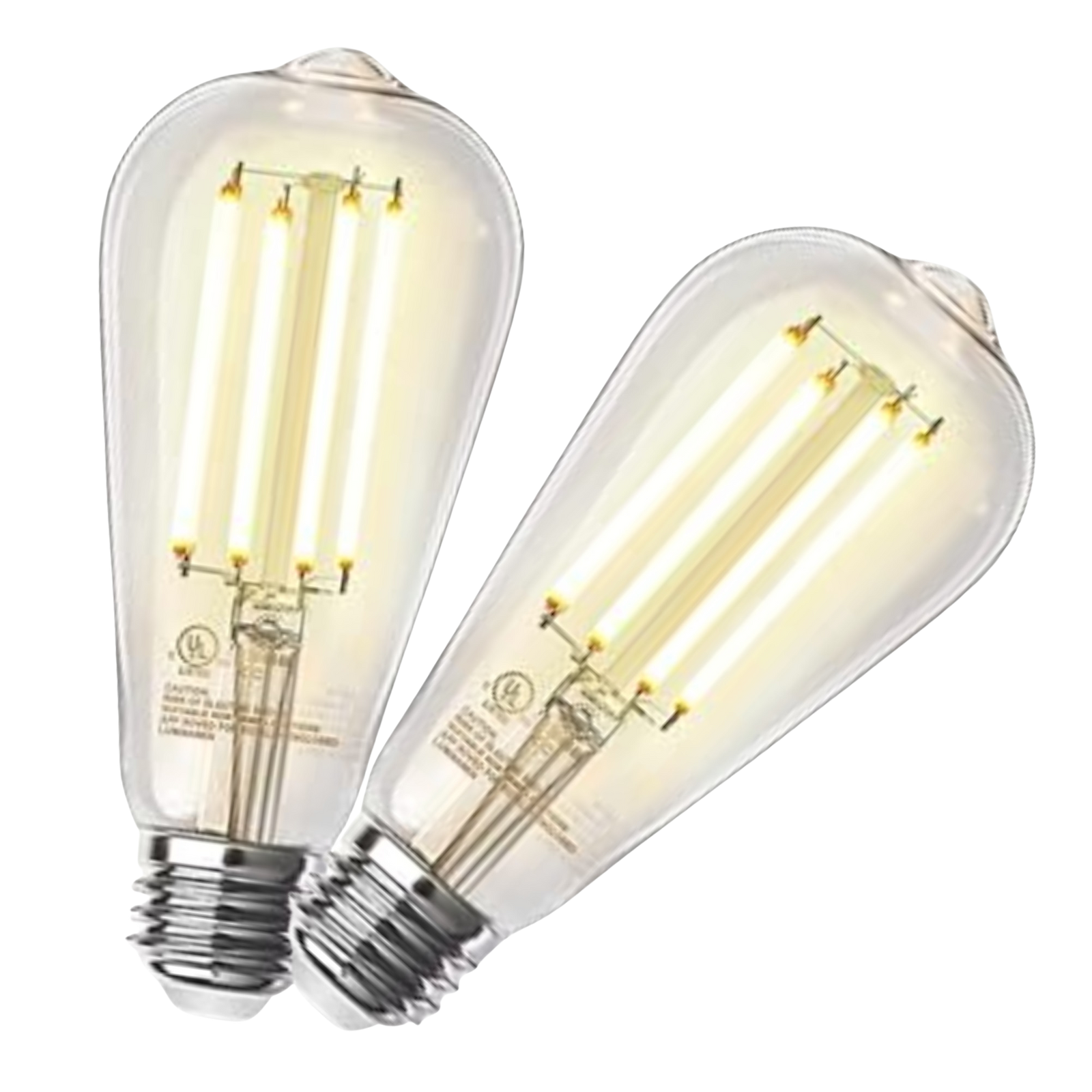 2 Pack - Dimmable Teardrop LED Vintage 60W Eq. - The Lamp Goods