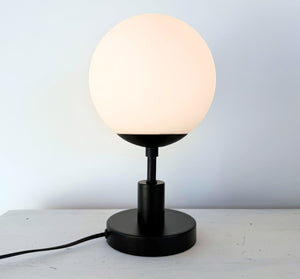Classic Opal Globe Table Lamp