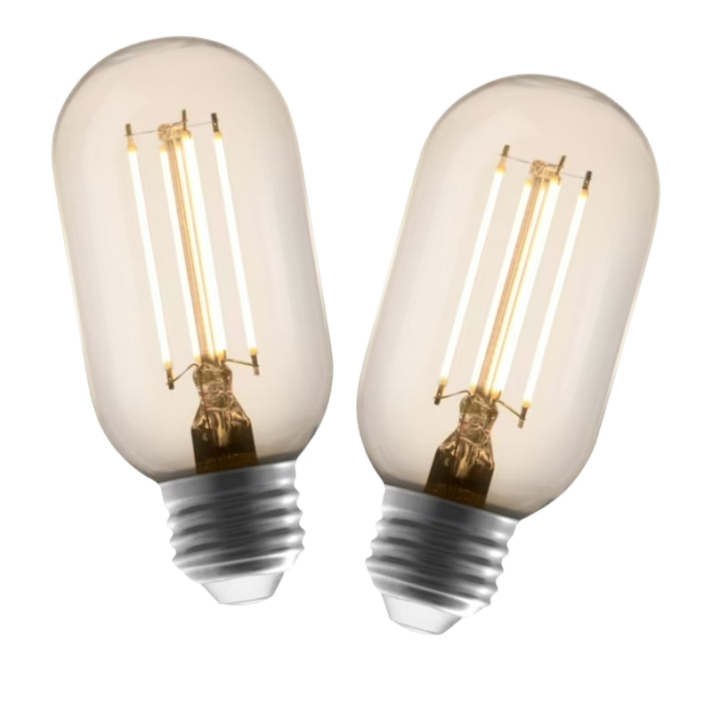 2 Pack - Dimmable LED Vintage Tube 40W Eq. - The Lamp Goods