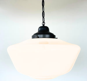 EXTRA Large Antique Schoolhouse Pendant Light