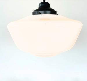 EXTRA Large Antique Schoolhouse Pendant Light