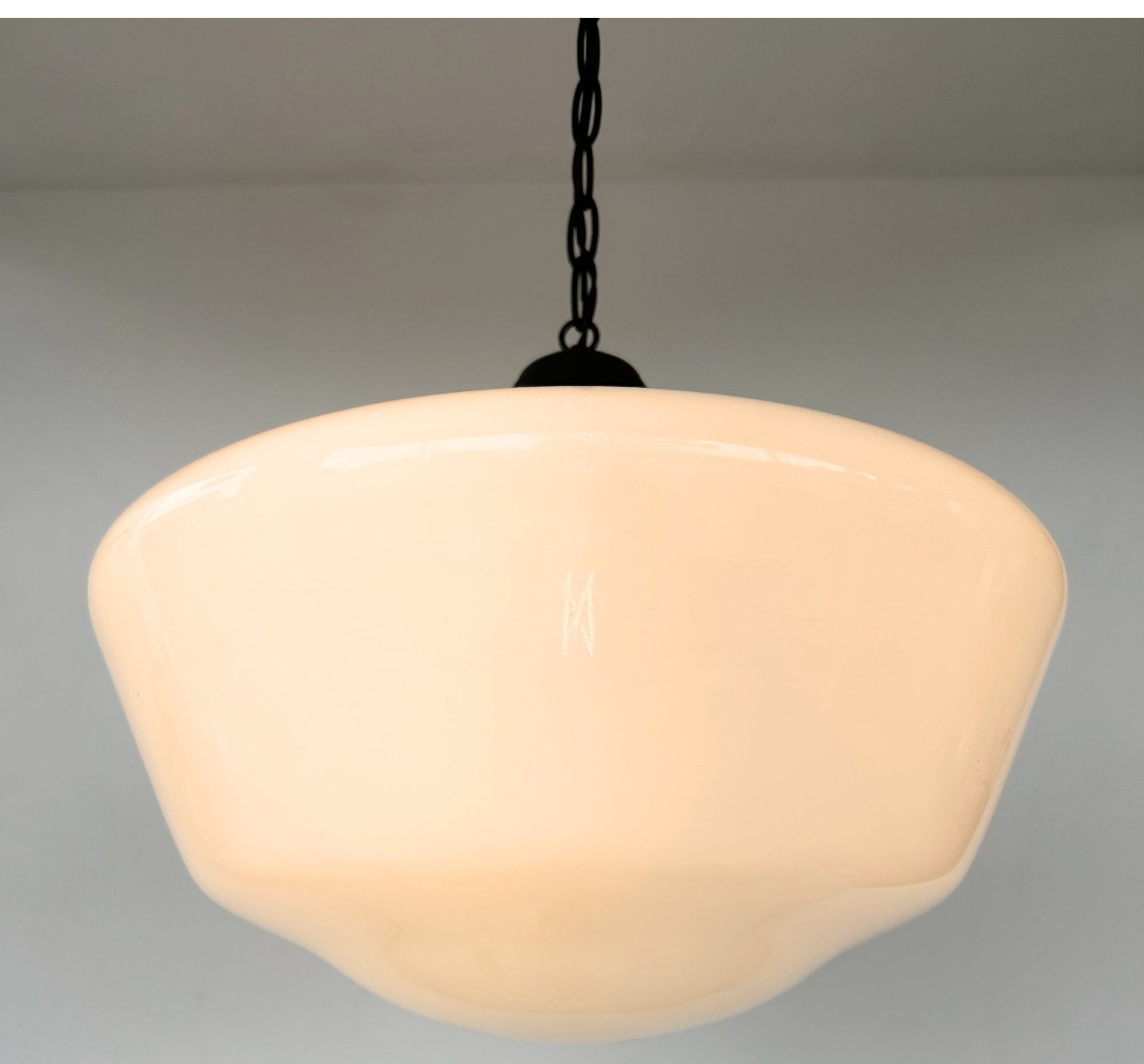 EXTRA Large Antique Schoolhouse Pendant Light