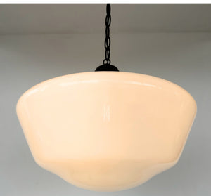 EXTRA Large Antique Schoolhouse Pendant Light