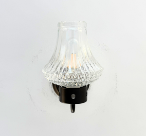 Cut Glass Flare Shade Wall Sconce