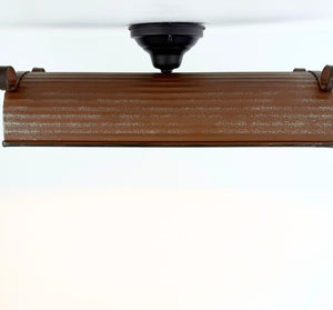 Rustic Copper Dome Ceiling Light