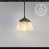 Starburst Texturized Glass Pendant Light