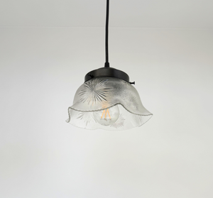 Starburst Texturized Glass Pendant Light