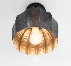 Forge Patina Flush Mount Ceiling Light