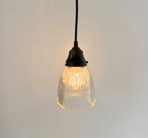 Vintage Octagon Holophane Pendant