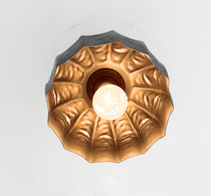 Forge Patina Flush Mount Ceiling Light