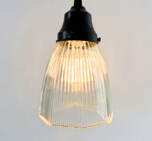 Vintage Octagon Holophane Pendant