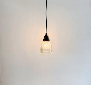 Vintage Octagon Holophane Pendant