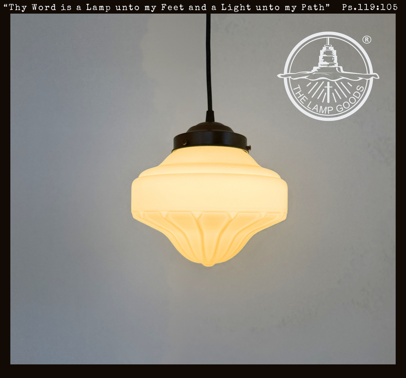 Cathedral Bell Satin Glass Pendant Light