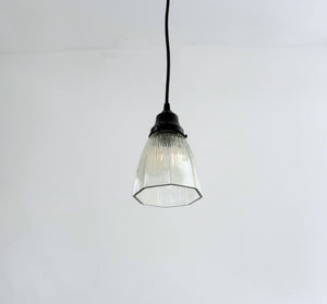 Vintage Octagon Holophane Pendant