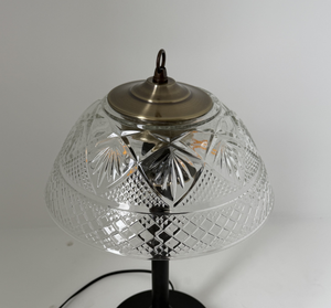 Vintage Quilt Diamond Glass Table Lamp