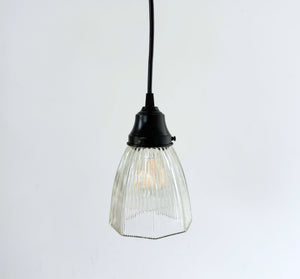 Vintage Octagon Holophane Pendant