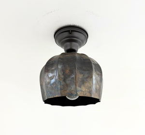 Forge Patina Flush Mount Ceiling Light