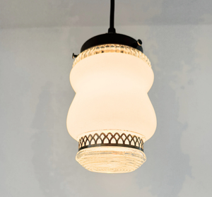 Vintage Gold Lace Band Pendant Light | 4.5" - The Lamp Goods