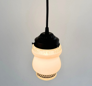 Vintage Gold Lace Band Pendant Light | 4.5" - The Lamp Goods