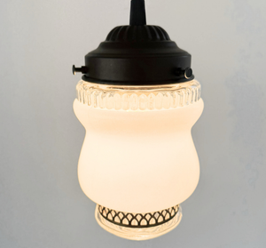 Vintage Gold Lace Band Pendant Light | 4.5" - The Lamp Goods