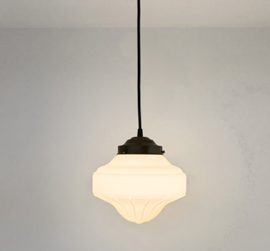 Cathedral Bell Satin Glass Pendant Light