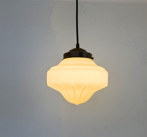 Cathedral Bell Satin Glass Pendant Light