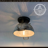 Vintage Colander Starburst Ceiling Light
