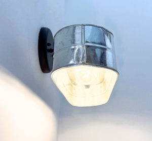 Modern Farmhouse Galvanized Metal Wall Sconce