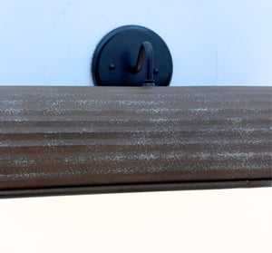 Rustic Copper Dome Wall Sconce