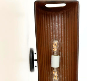 Rustic Copper Dome Wall Sconce