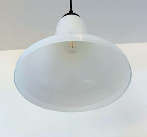 Opal Milk Glass Soft Bell Farmhouse Pendant