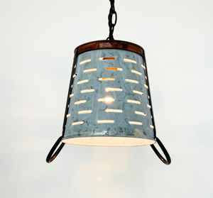 Copper Band Galvanized Bucket Pendant