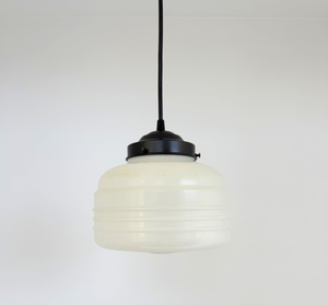 Metropolitan Ringed Schoolhouse Pendant Light
